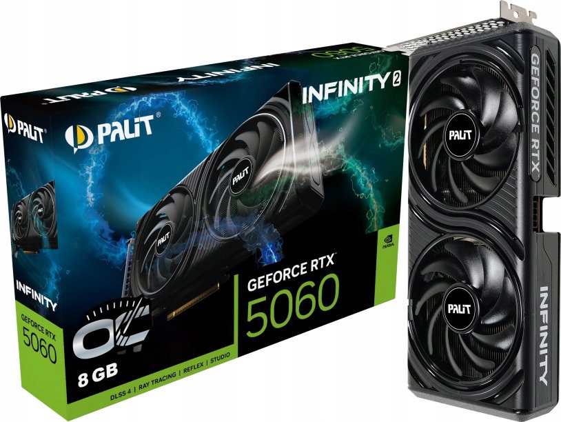 Grafická karta Palit GeForce Rtx 5060 Infinity 2 Oc 8GB GDDR7