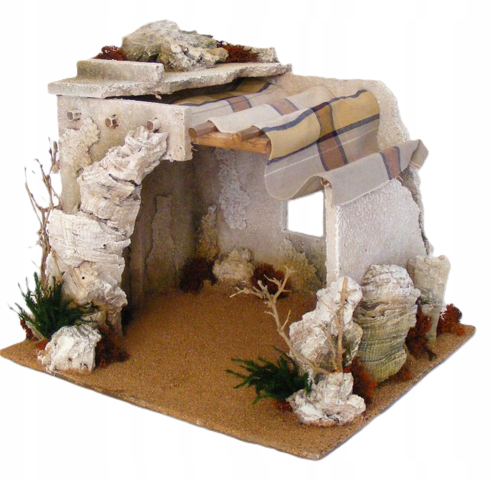 Orientálna Vianočný Betlehem, 30x20x25 cm, pre postavy s výškou 10 cm