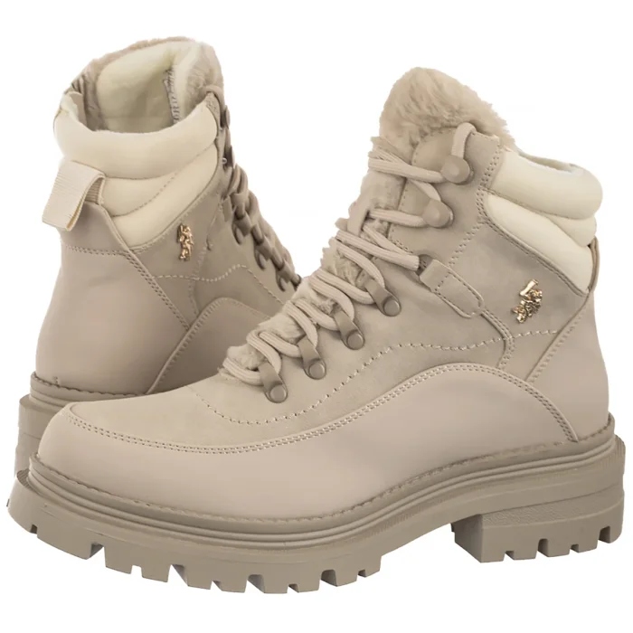 Dámské zimní boty Trapery U.s. Polo Assn. Alicya001 Lbe Béžové