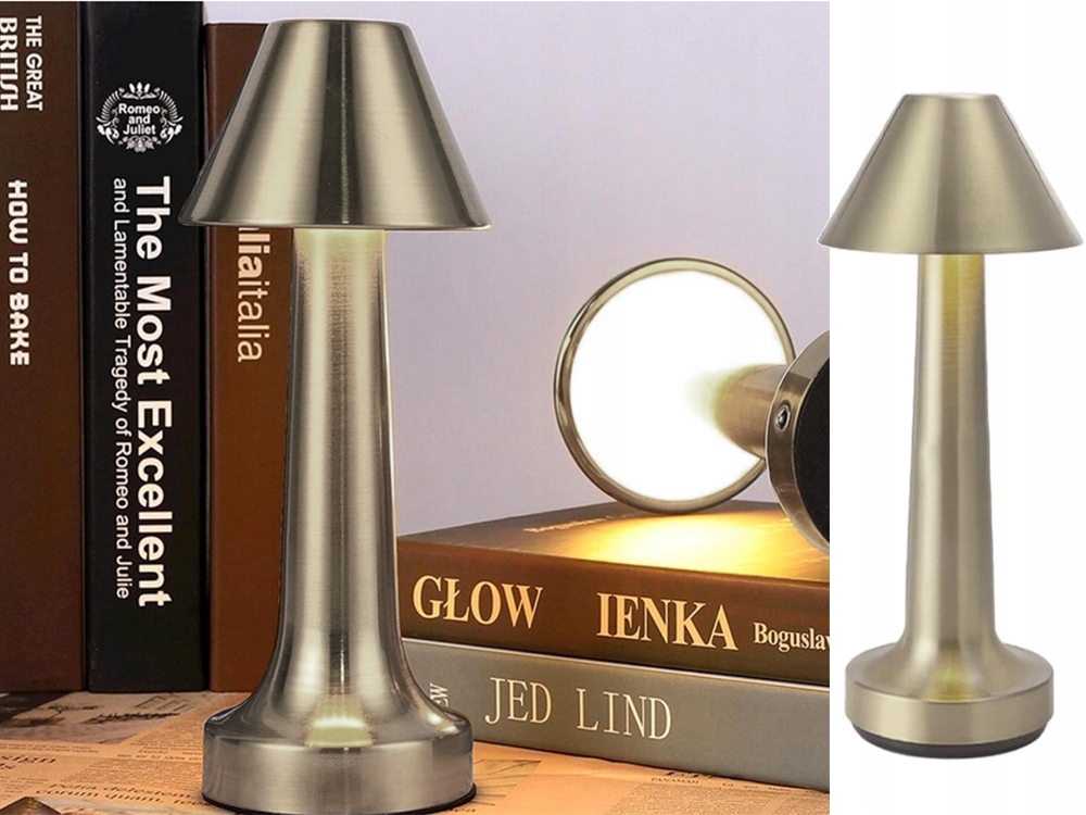 LAMPKA NOCNA STOŁOWA DO SYPIALNI DOTYKOWA LAMPA 3 STOPNIOWA BEZPRZEWODOWA Liczba punktów światła 1