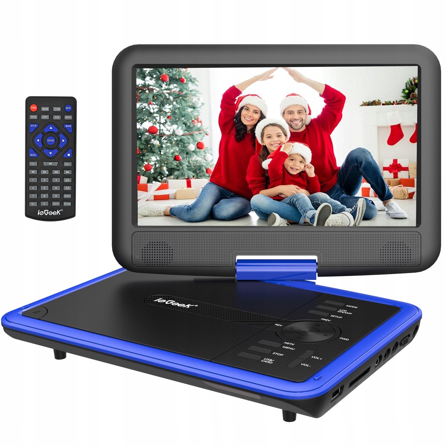 9" Přenosný DVD Přehrávač Do Auta, DVD Přehrávače Pro Děti 270°