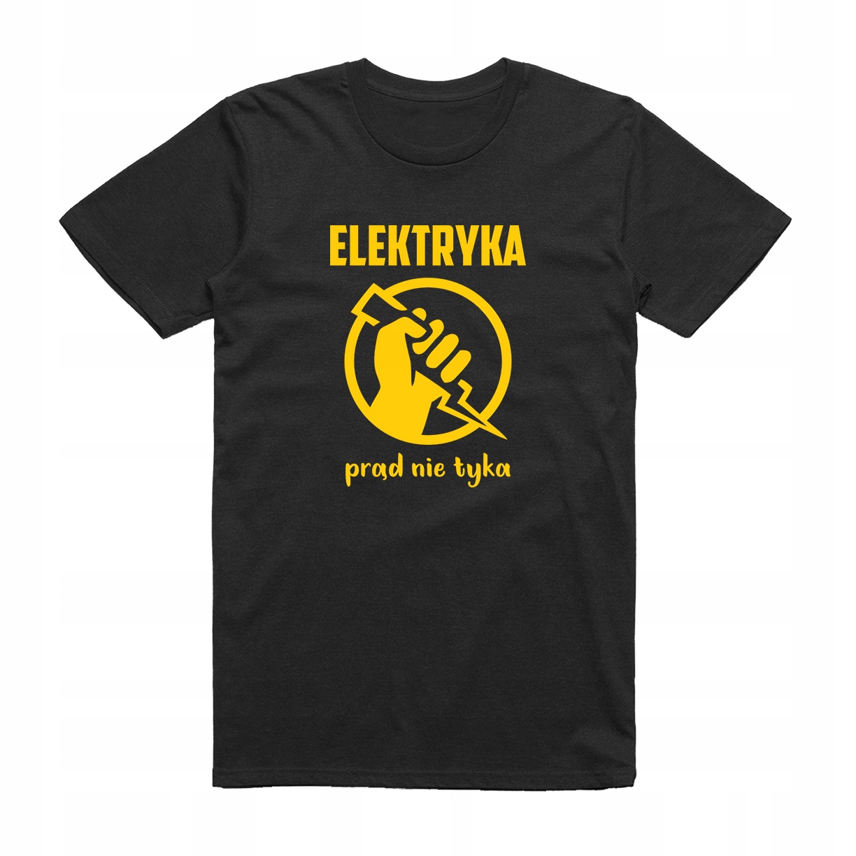 

XL - Koszulka T-shirt Elektryka Prąd Nie Tyka