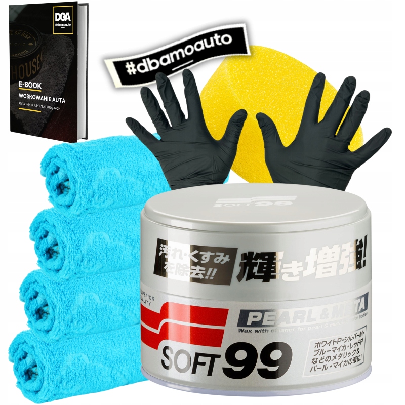 SOFT99 PEARL METALLIC WAX WOSK DO LAKIERÓW METALICZNYCH I PERŁOWYCH 320 G