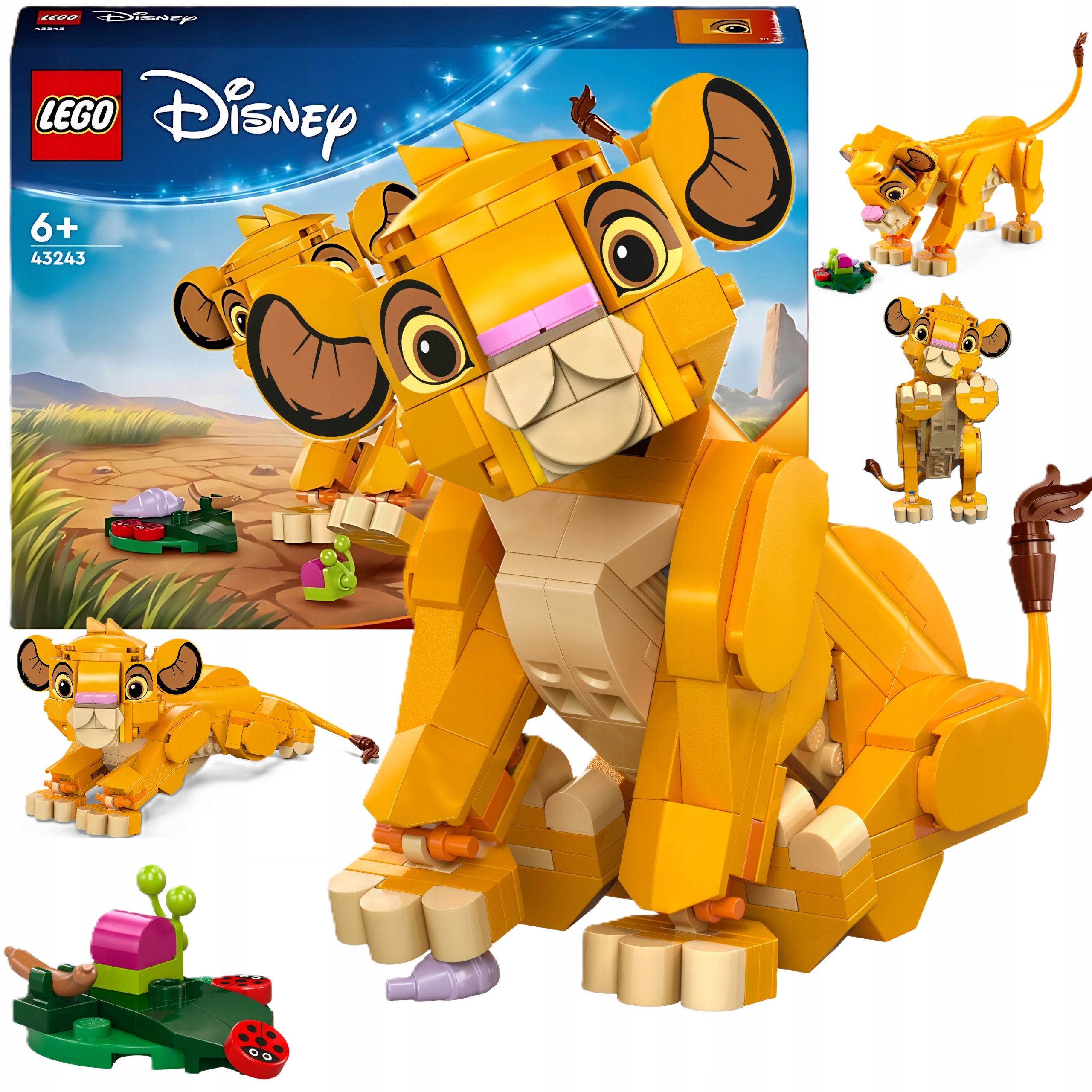 Lego Disney Król Lew Lwiątko Simba Zestaw Do Budowania Na Święta