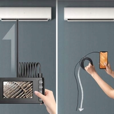 KAMERA INSPEKCYJNA ENDOSKOP Z EKRANEM LCD FULL HD Marka DexXer