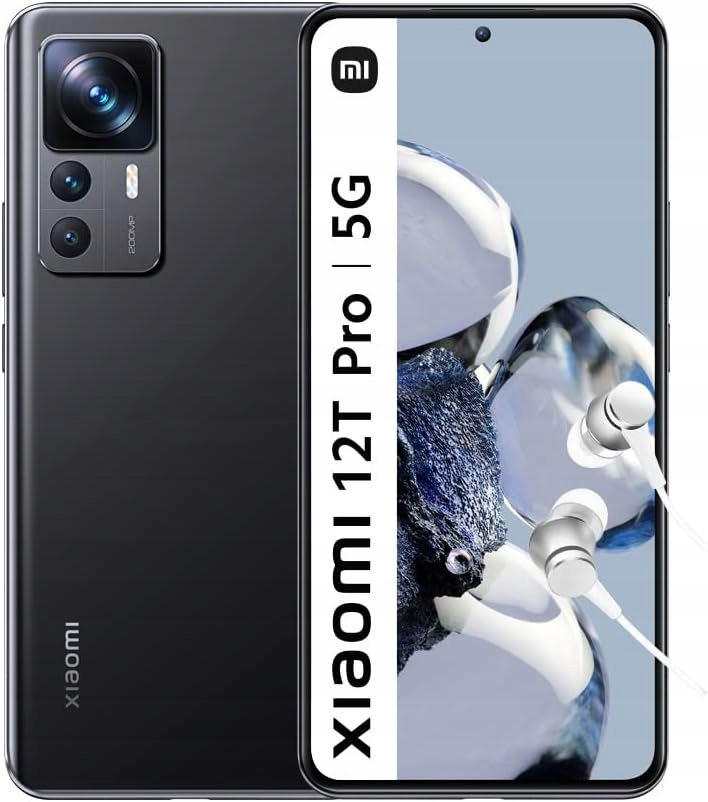 Smartfon Xiaomi 12T Pro czarny 8 GB RAM 256 GB
