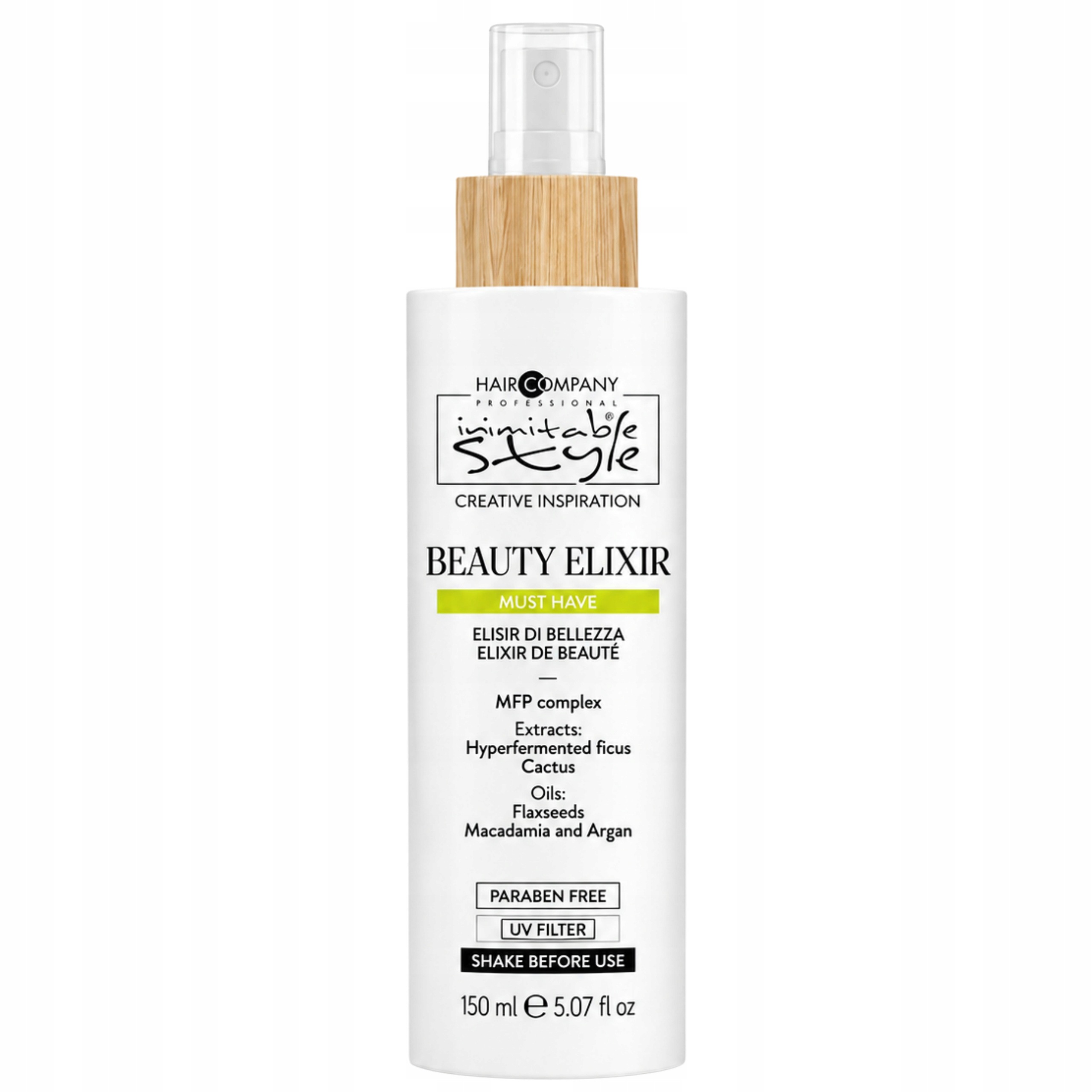 Elixir Termoochranný sprej na vlasy Hair Company Inimitable Style 150 Ml