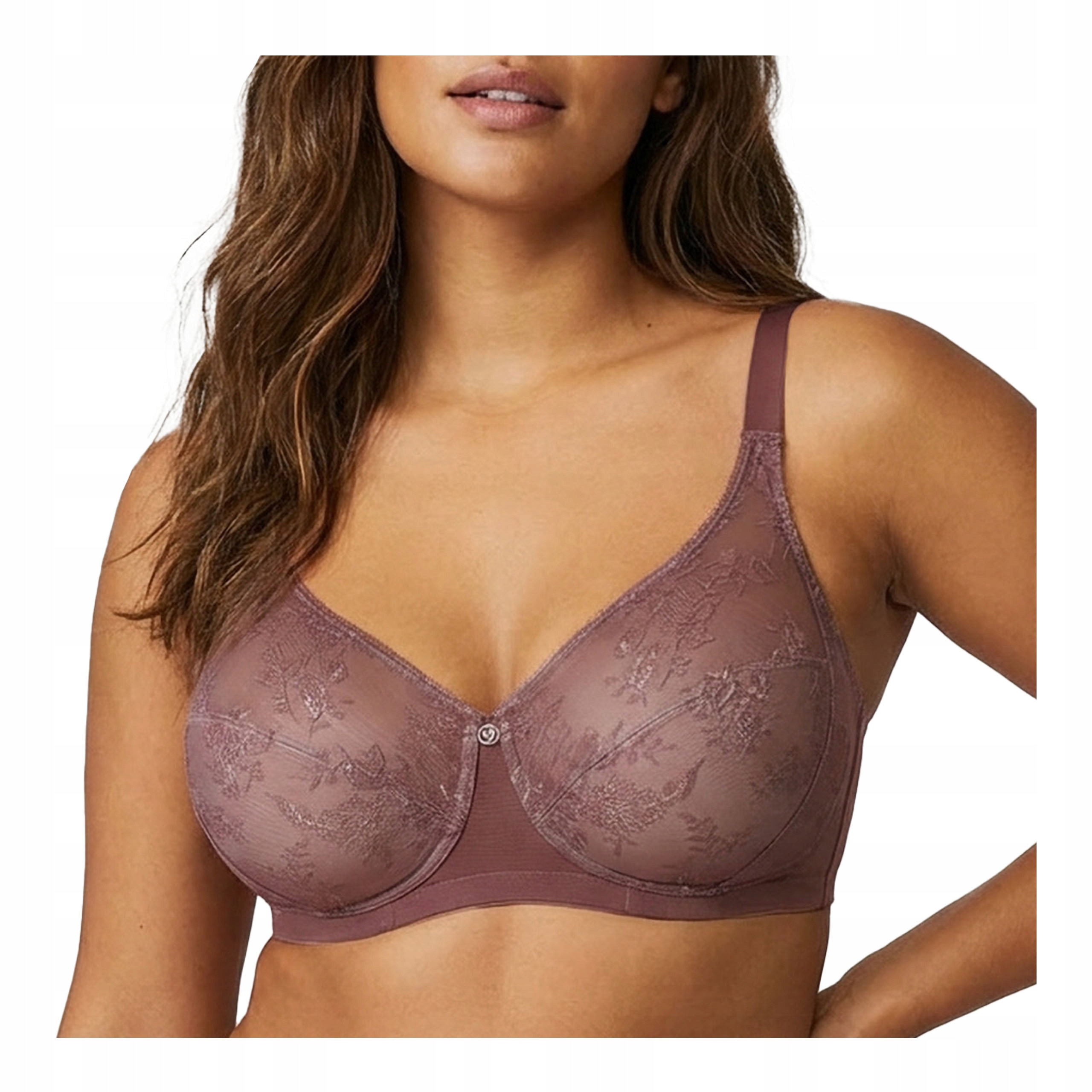 Dámská podprsenka bez kostic s velkým poprsím plus size Verde Veronica 85C