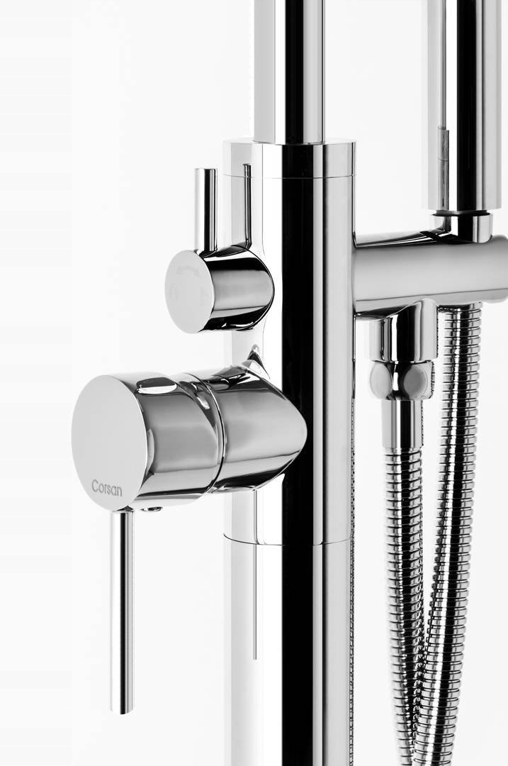 BATERIA WOLNOSTOJĄCA WANNOWA CHROM PODŁOGOWA LUGO Marka Corsan