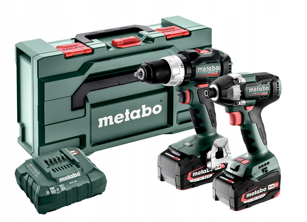 Zestaw Combo 18V Bs 18LT Ssd 18 Let 200 Bl 2*5.2AH 685196000 Metabo
