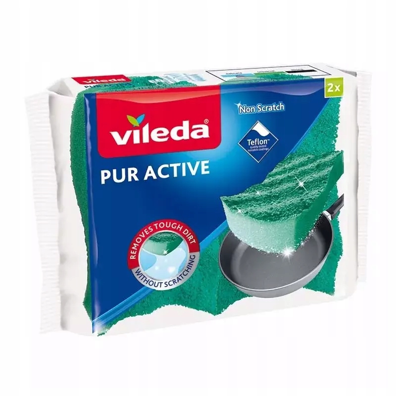 

Vileda Pur Active zmywak do naczyń teflonu 2 szt.