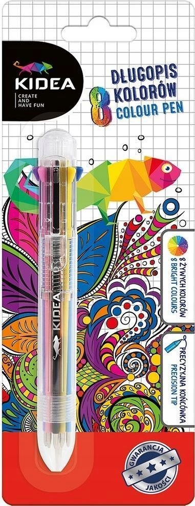 

Długopis Automatyczny 8w1 Kidea
