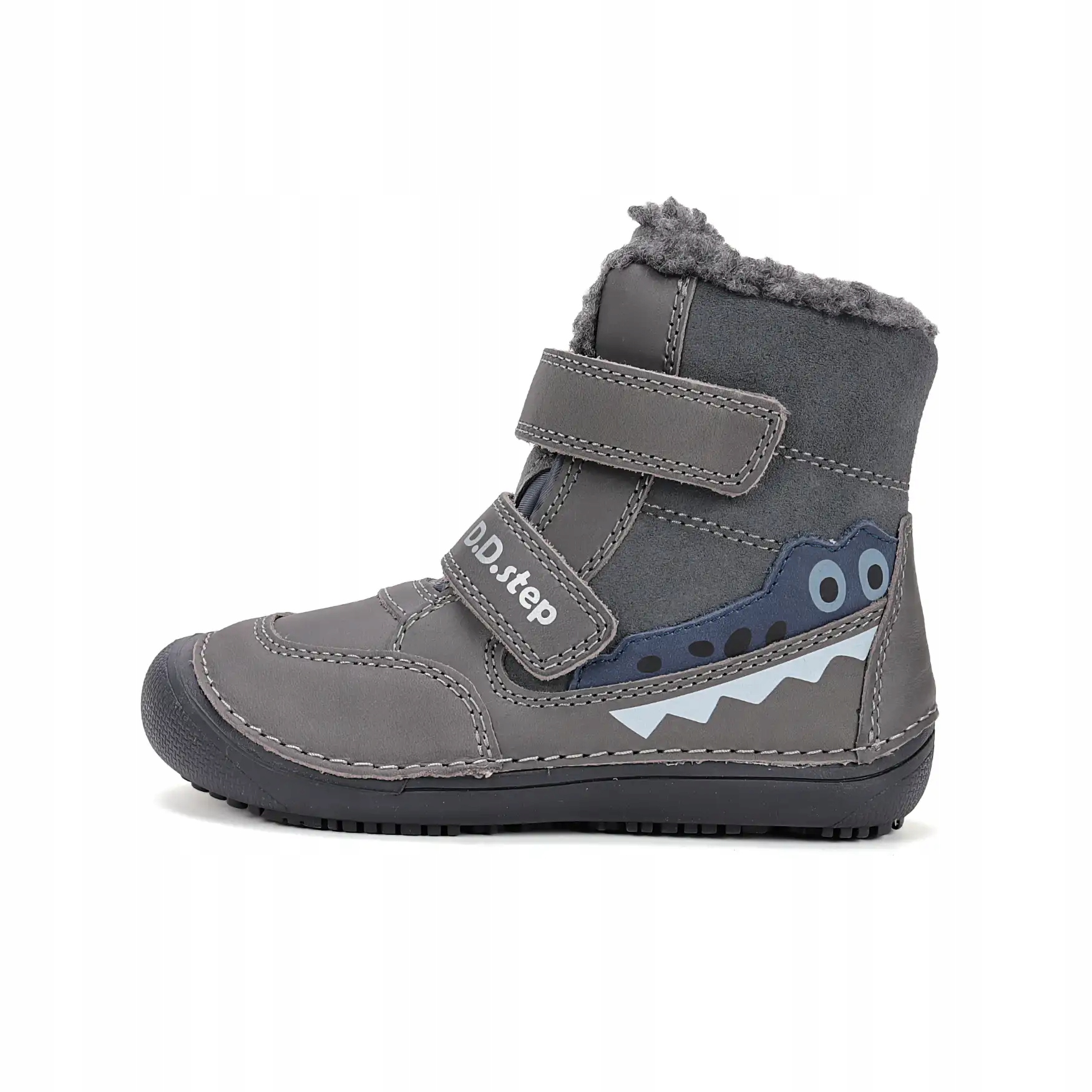 Zimowe buty barefoot D.D. Step W063-52415A Dark Grey 29