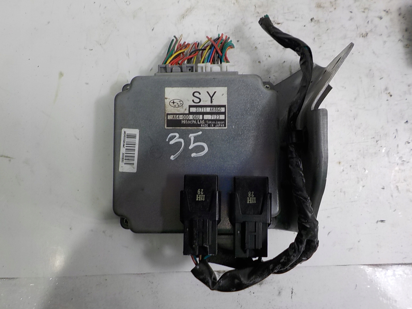 SUBARU OUTBACK IV control unit gearboxes 3.0 H6 31711AK650 SY