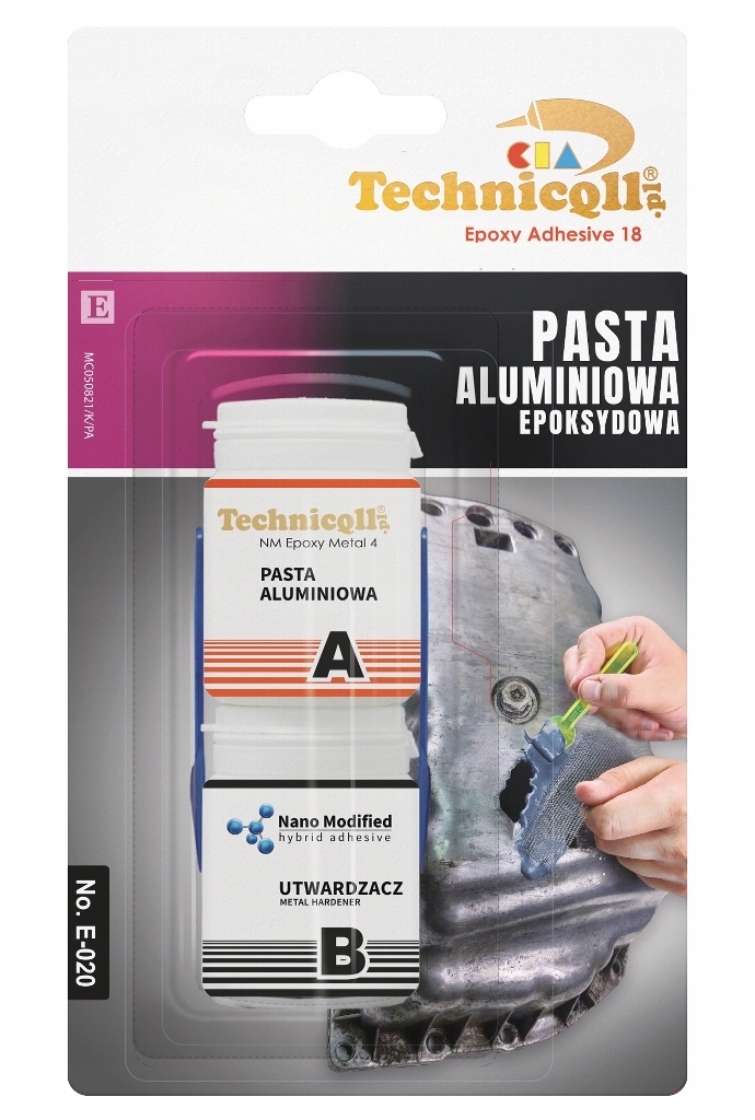 

Klej aluminiowy epoksydowy odporny na benzynę 80g