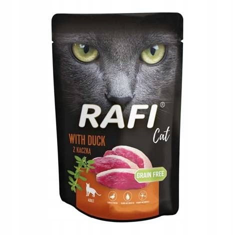 Karma dla kota Rafi Cat Adult z kaczką 100 g x 20 EAN (GTIN) 5902921302346