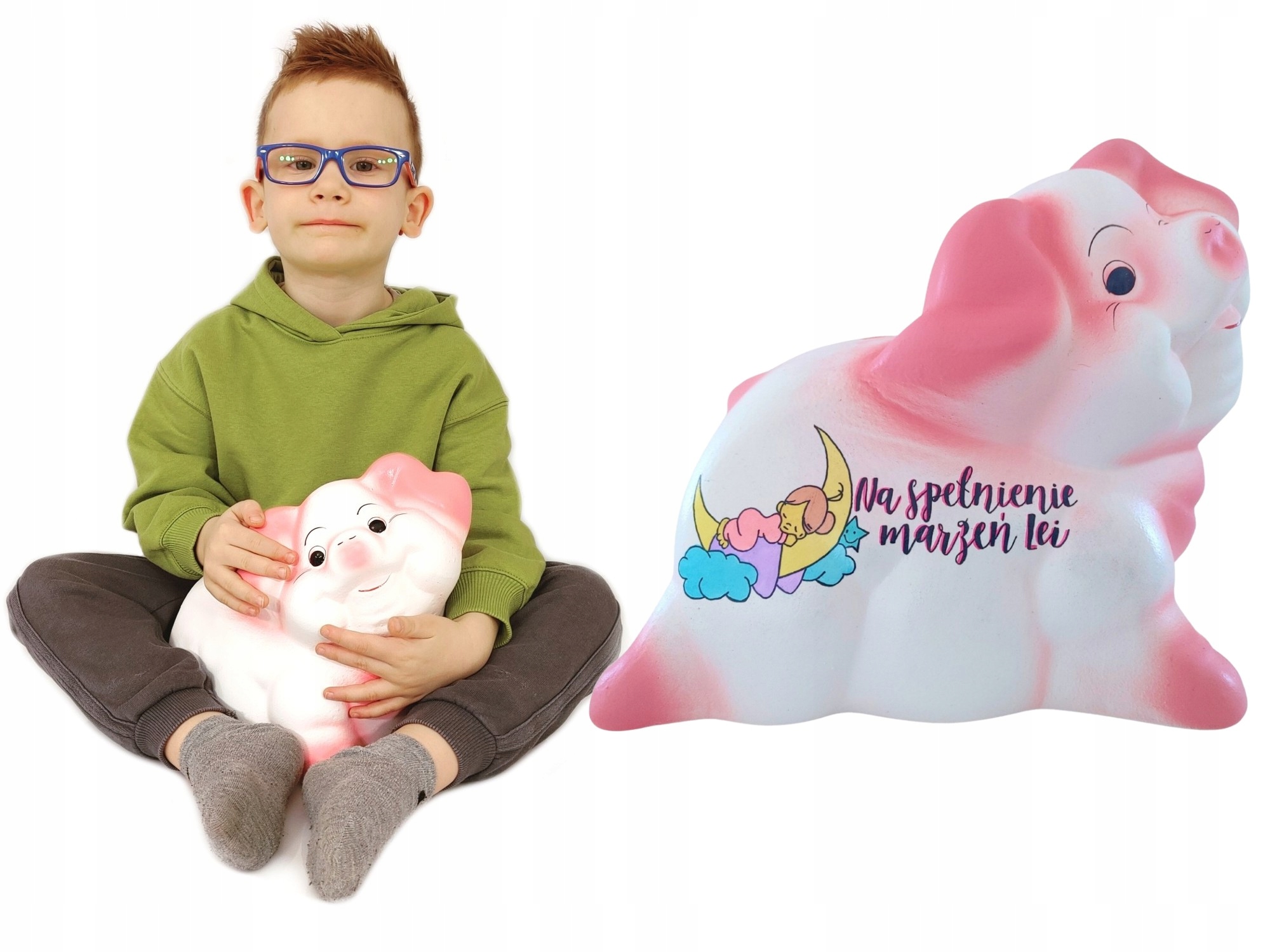 

Świnka Skarbonka Mega Duża Twój Napis (SK3B)
