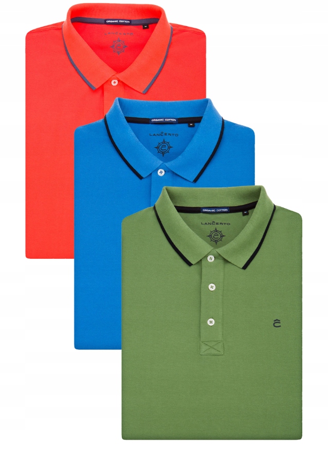 

Zestaw Koszulek Polo 3-Pak Lancerto Dominic M