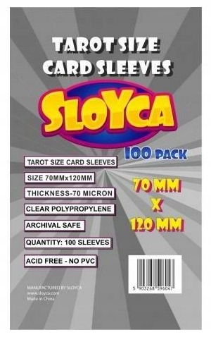 Koszulki Tarot 70x120mm Sloyca