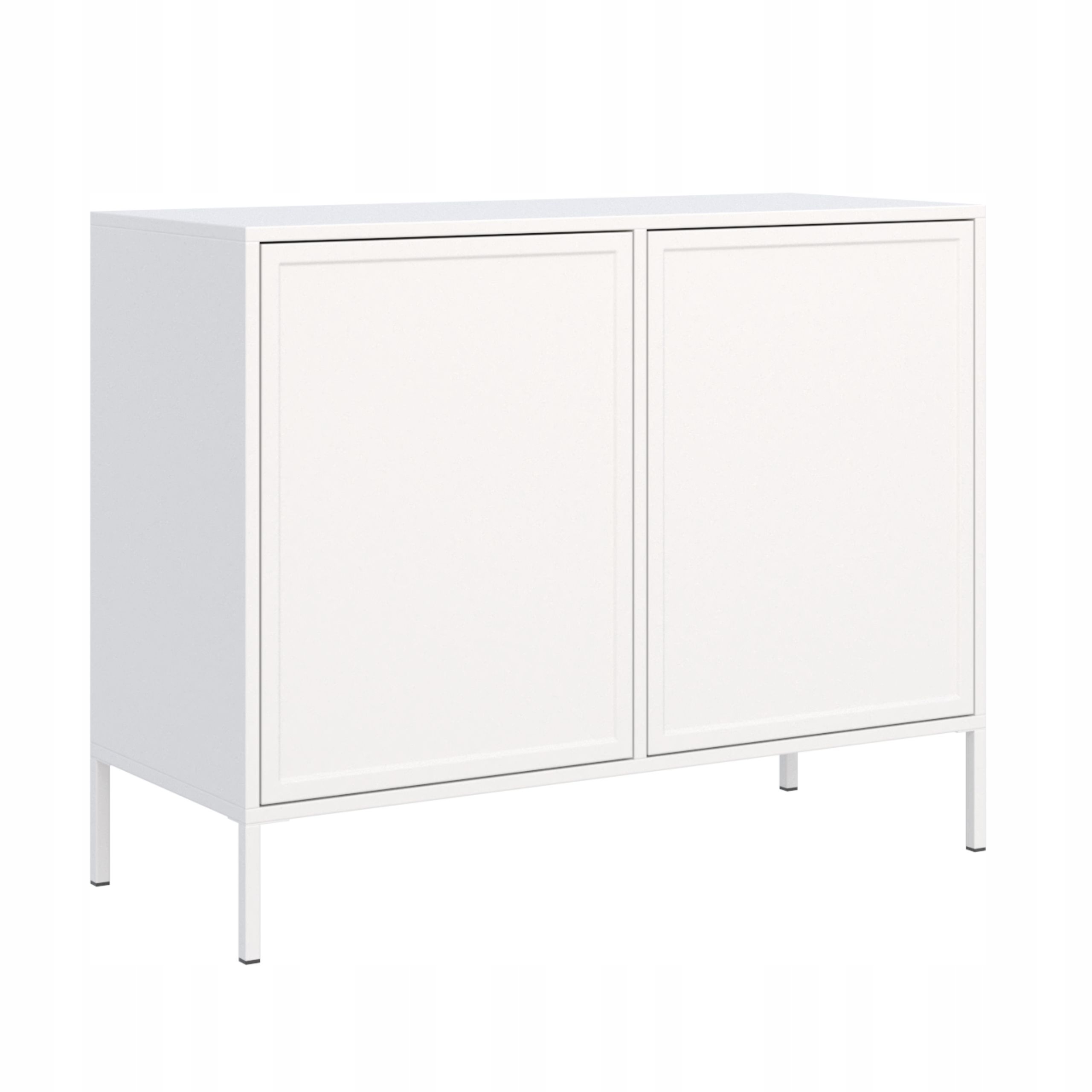 Stojaca Komoda Biela 2 Dverová Do Obývačky Spálne Moderná Velvet 100 cm