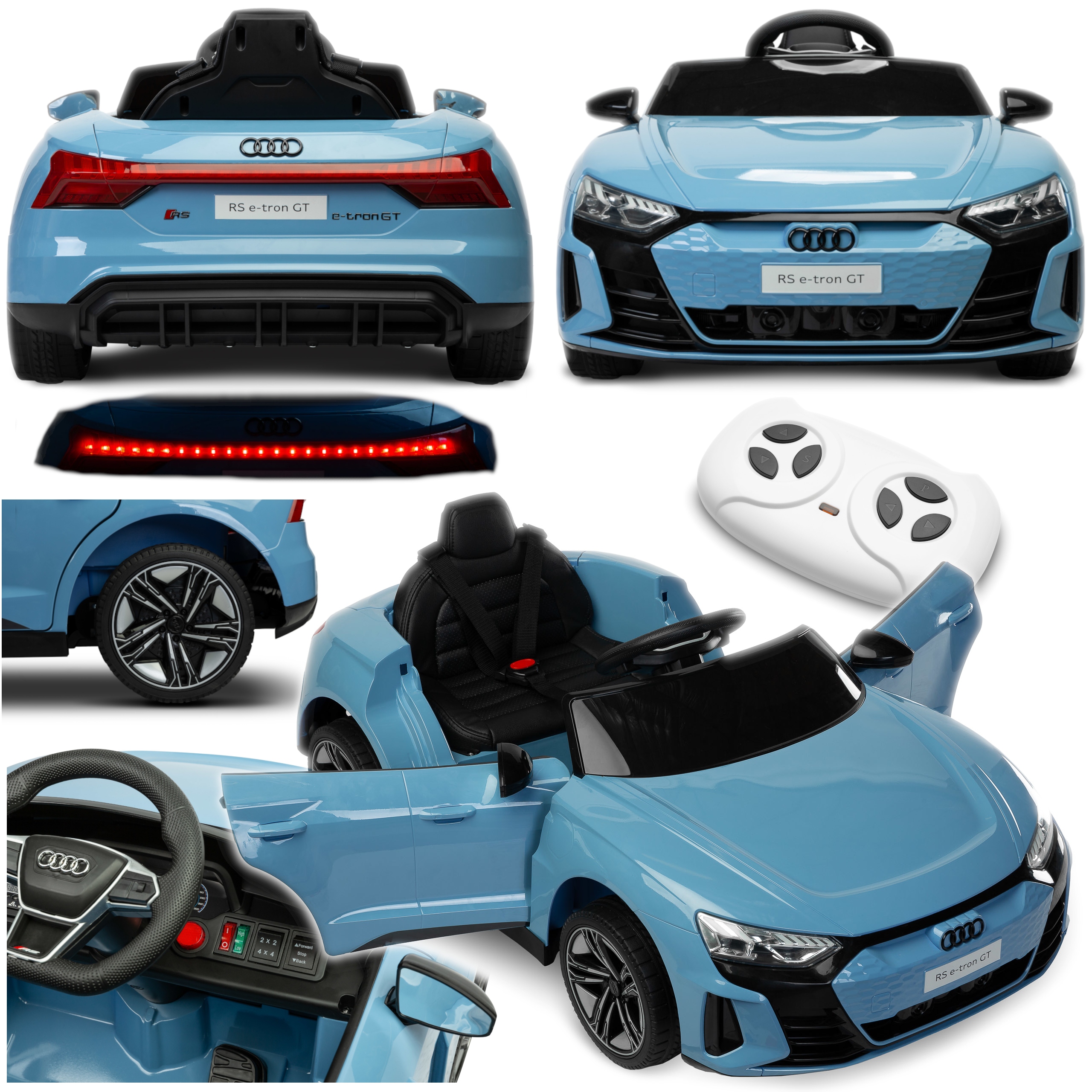 

Samochód Na Akumulator Audi Rs Etron 4x4 Led Skóra