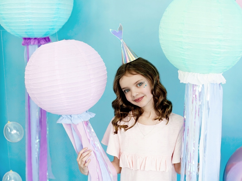 LAMPION PAPIEROWY BIAŁY DEKORACJA WISZĄCA KULA ŚLUB WESELE KOMUNIA 35 CM Płeć uniseks