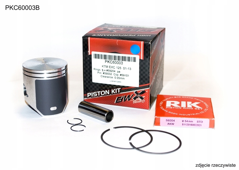 Bearing Worx Piest Ktm (2T) Sx 125 (SX125) '01-'23, Exc 125 (EXC125) '01-'16