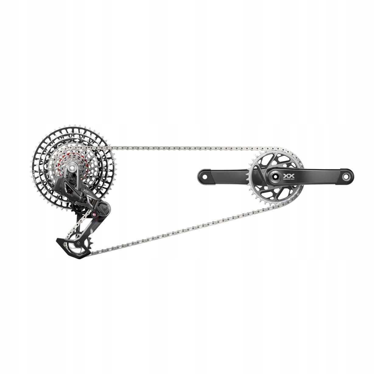 Sram 00.7918.166.000 Gs Xxsl Eagle Transmission Axs 175 Ttype