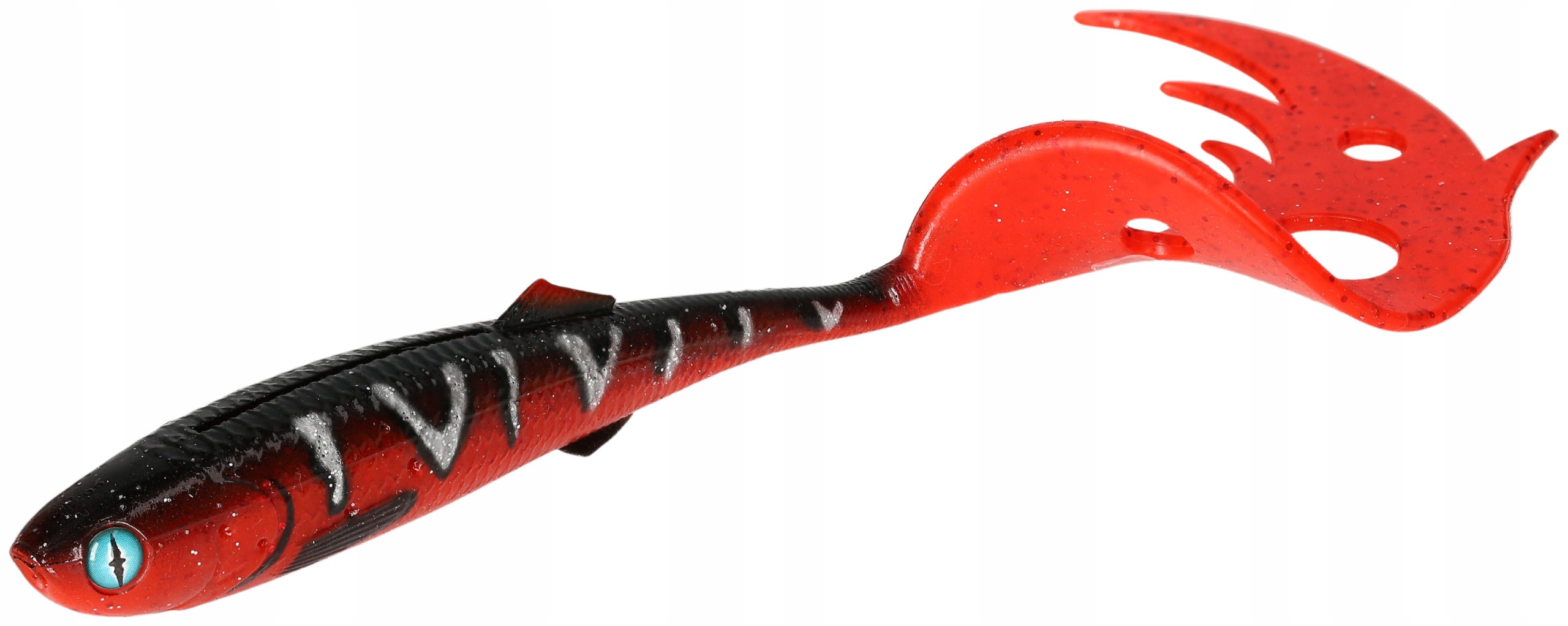 Mikado Przynęta Sicario Pike Tail 10,5cm 6g Red Tiger 1szt PMSCT-10.5-RT