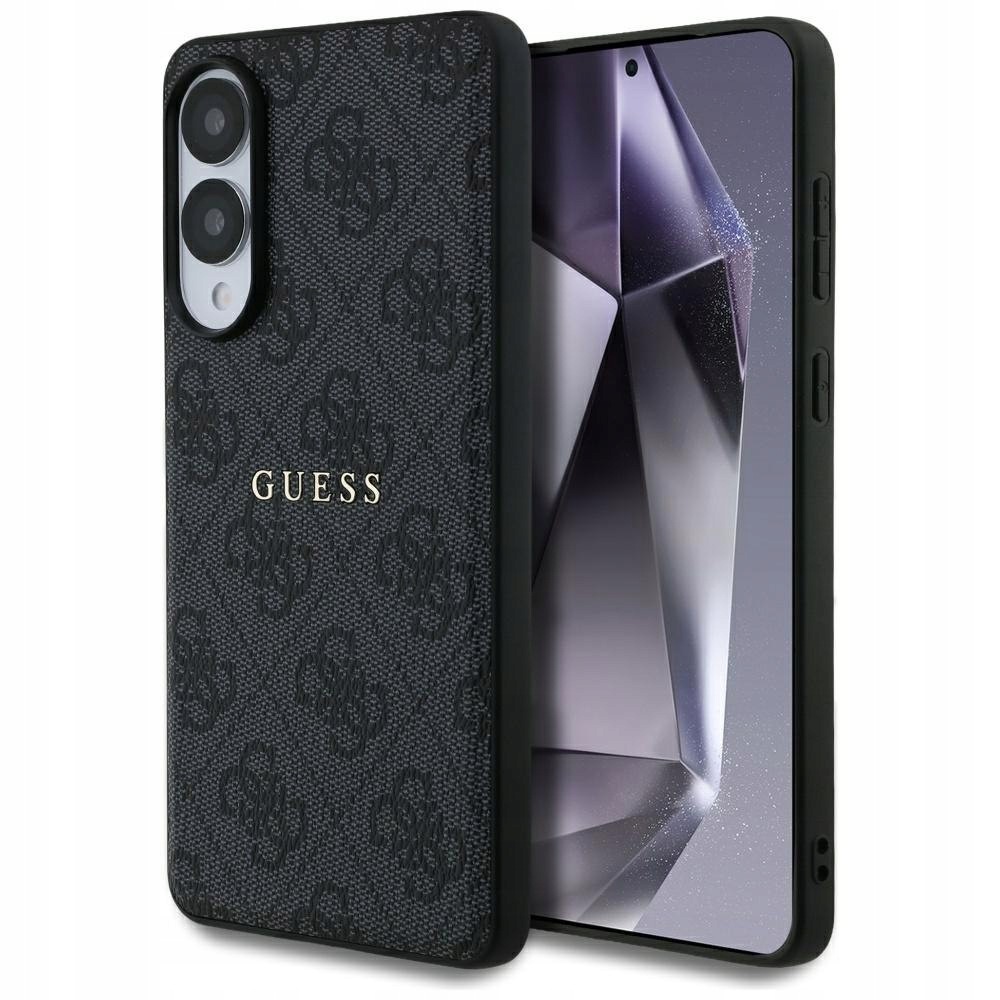 Etui Guess 4G Ring Classic Logo MagSafe Samsung Galaxy S25 Edge czarny