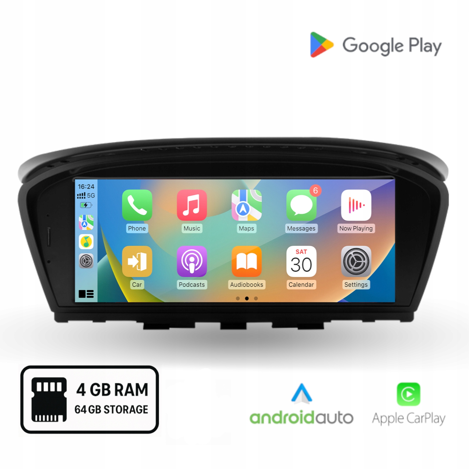 Radio Android Bmw E60 E90 CCC Android Auto Carplay 4+64 Gb