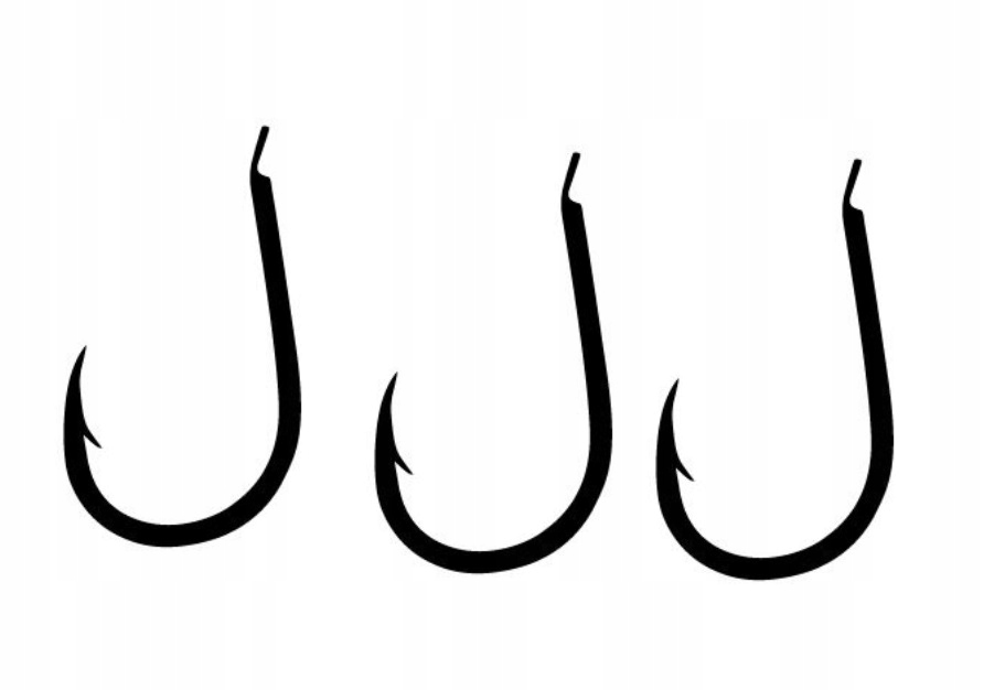 Haczyki Gamakatsu LS-3310 #8 25szt. Czarny