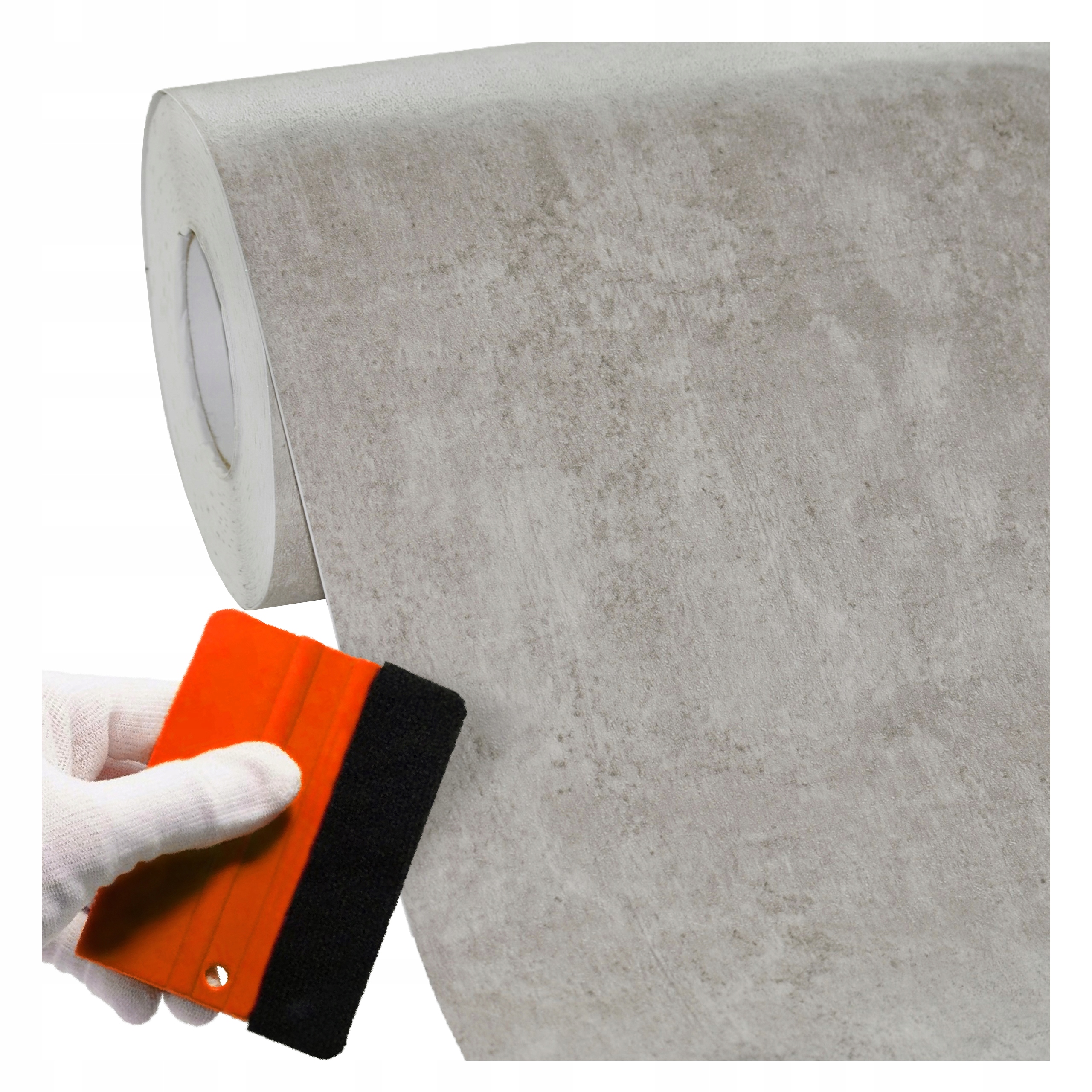 Nábytková dýha Samolepicí 122x200 cm Dveře Pracovní deska Silná struktura Cement