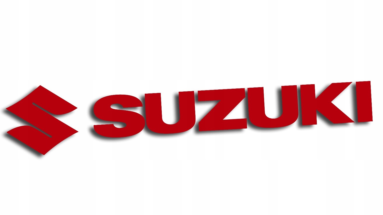 

Wycinana naklejka Suzuki czerwona