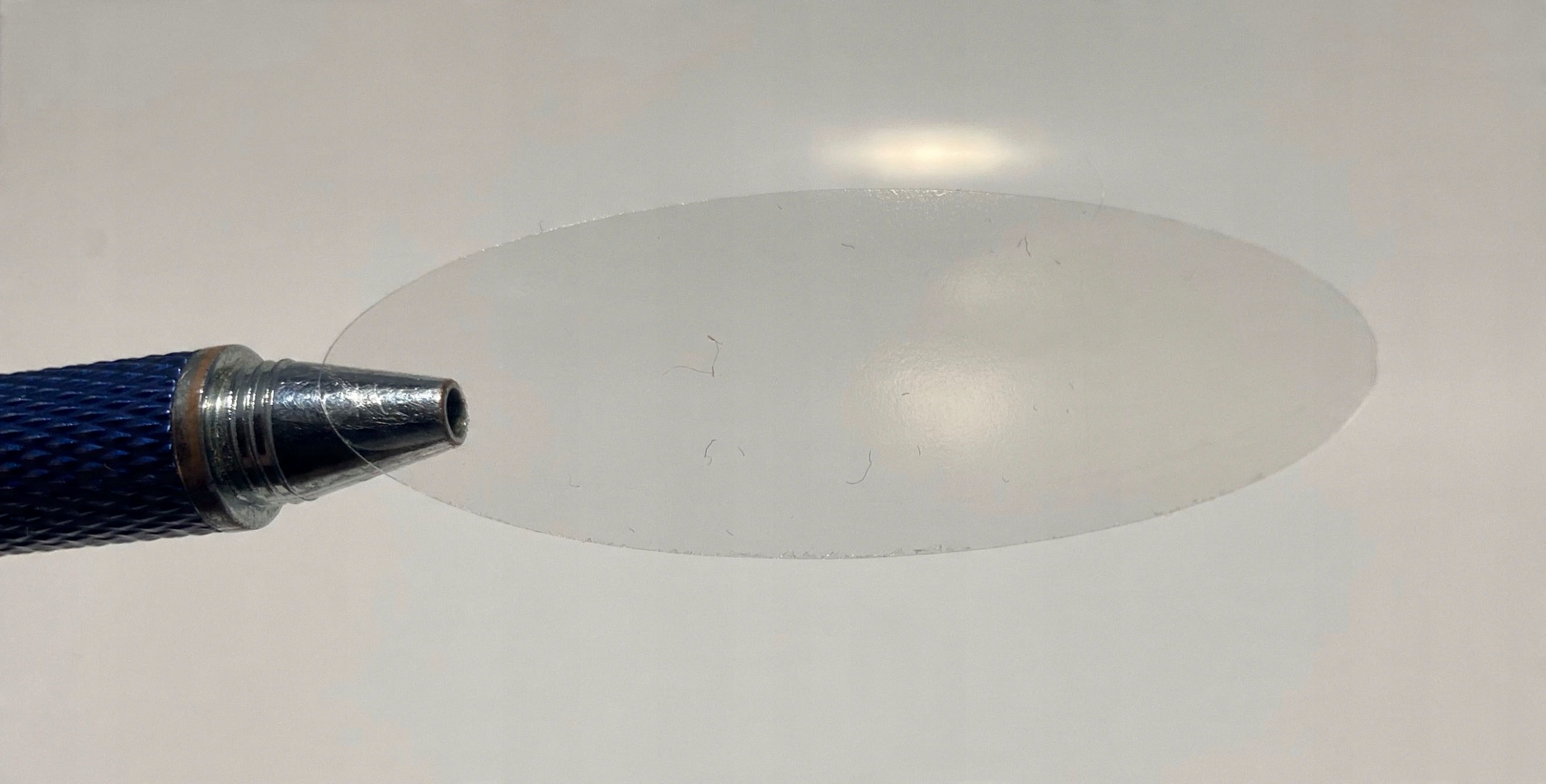 

Naklejki transparentne owal bezbarwne 5x2cm 100szt