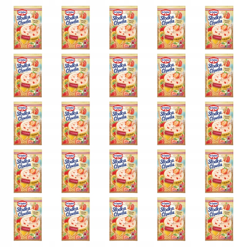 Dr. Oetker Sladká chvilka Kaše manna jahodová 47,5g X25