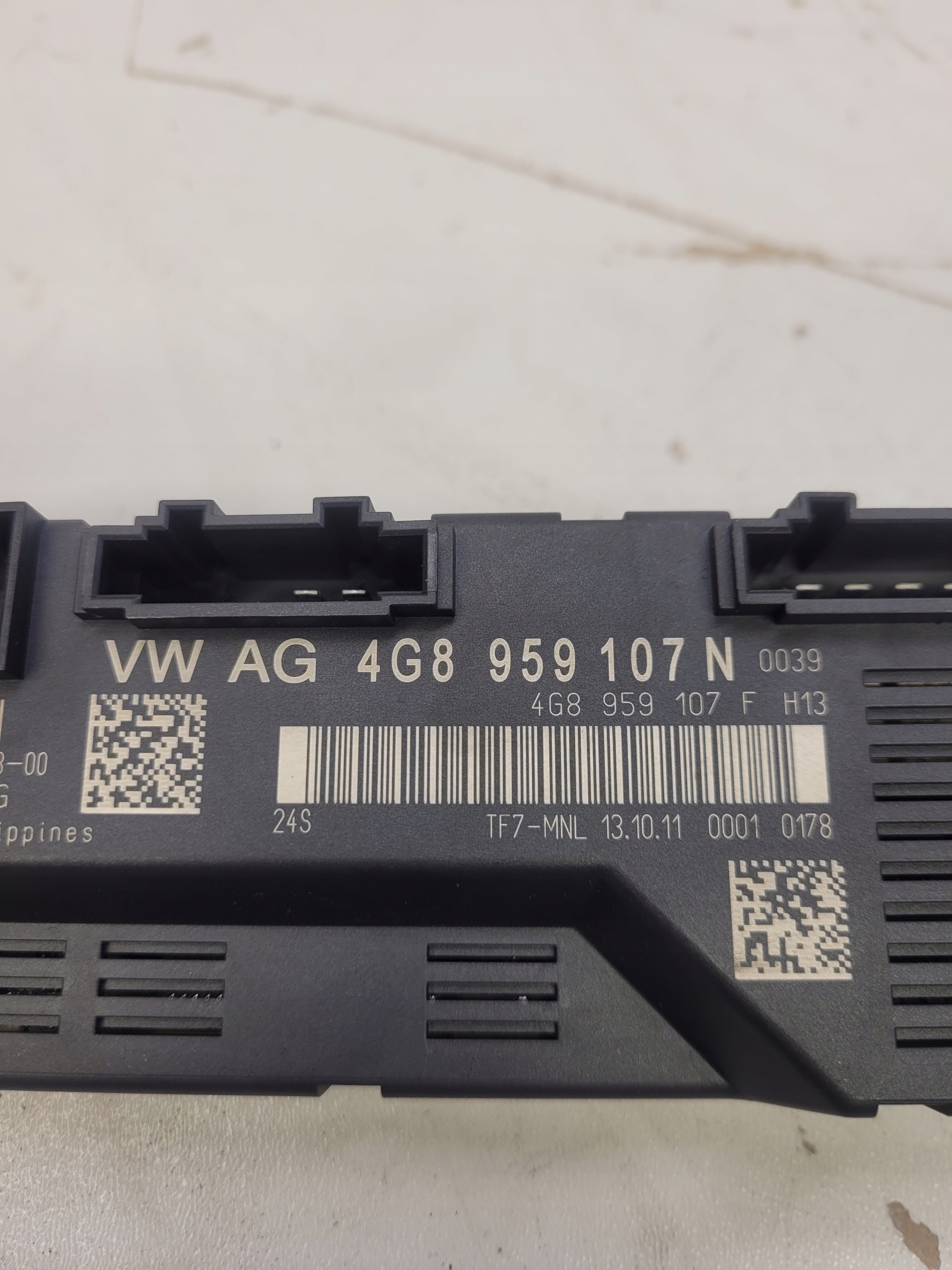 control unit bonnet boot AUDI A6 C7 A7 4G8959107N
