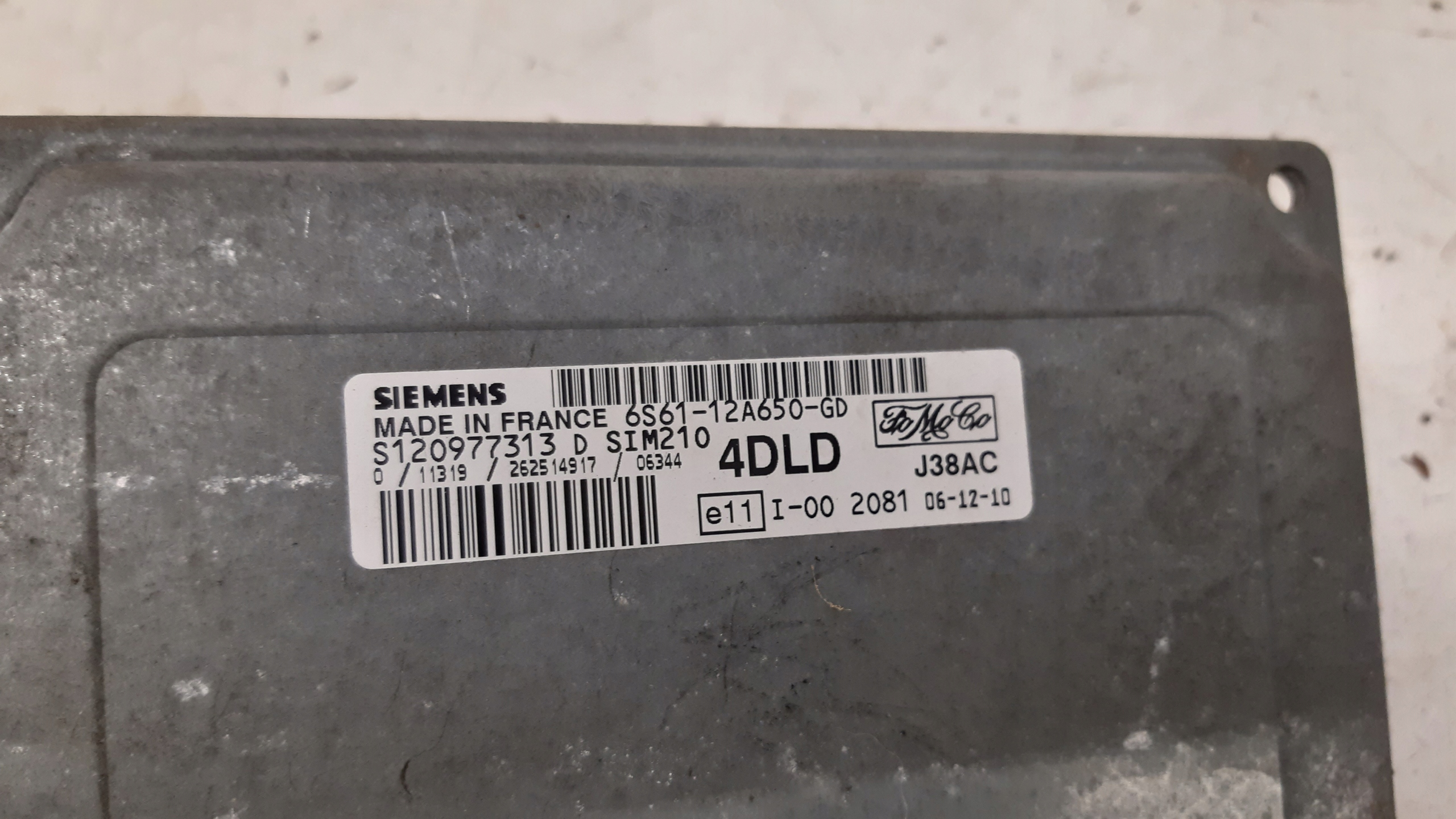 computer Motore 6S6112A650GD Mazda 2 DY