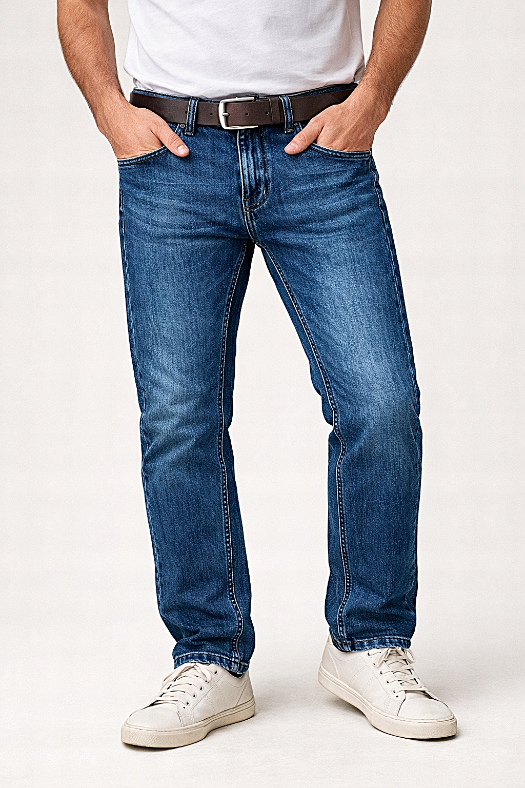 męskie spodnie jeans proste M.Sara rozmiar 31