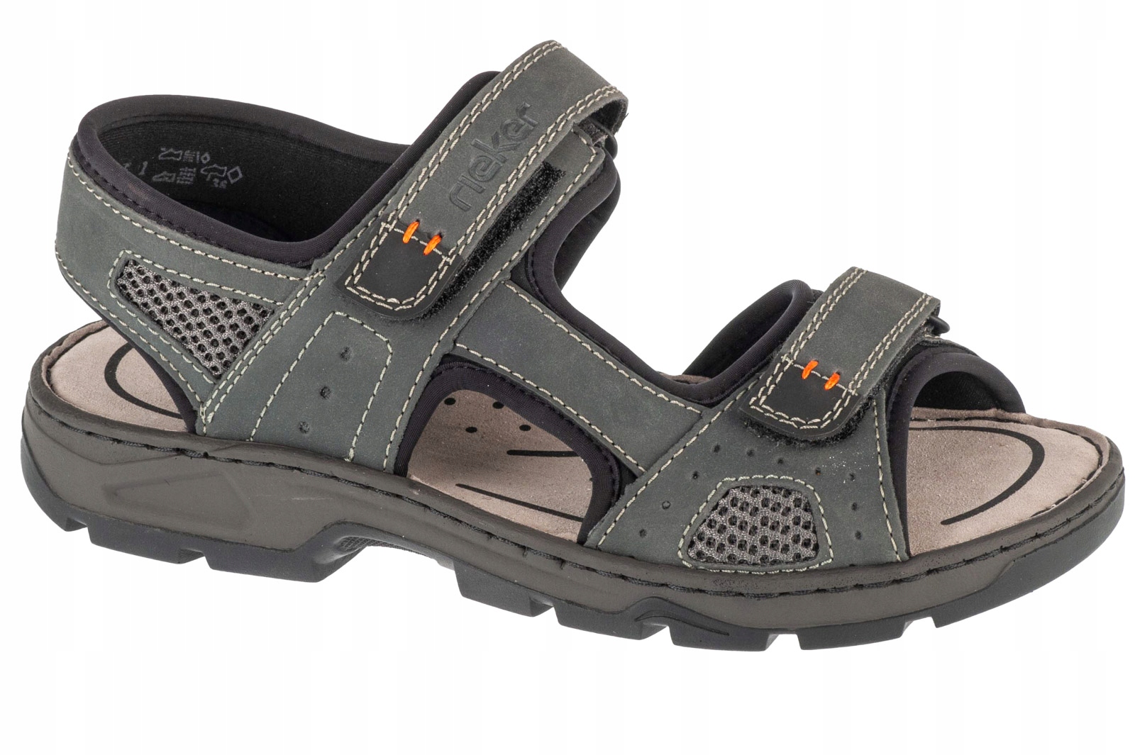 Rieker Sandals [42] Pánské sandály šedé