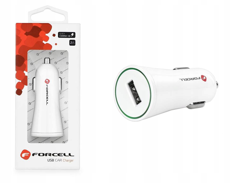 

Forcell Ładowarka Samochodowa Usb Quick Charge 3.0