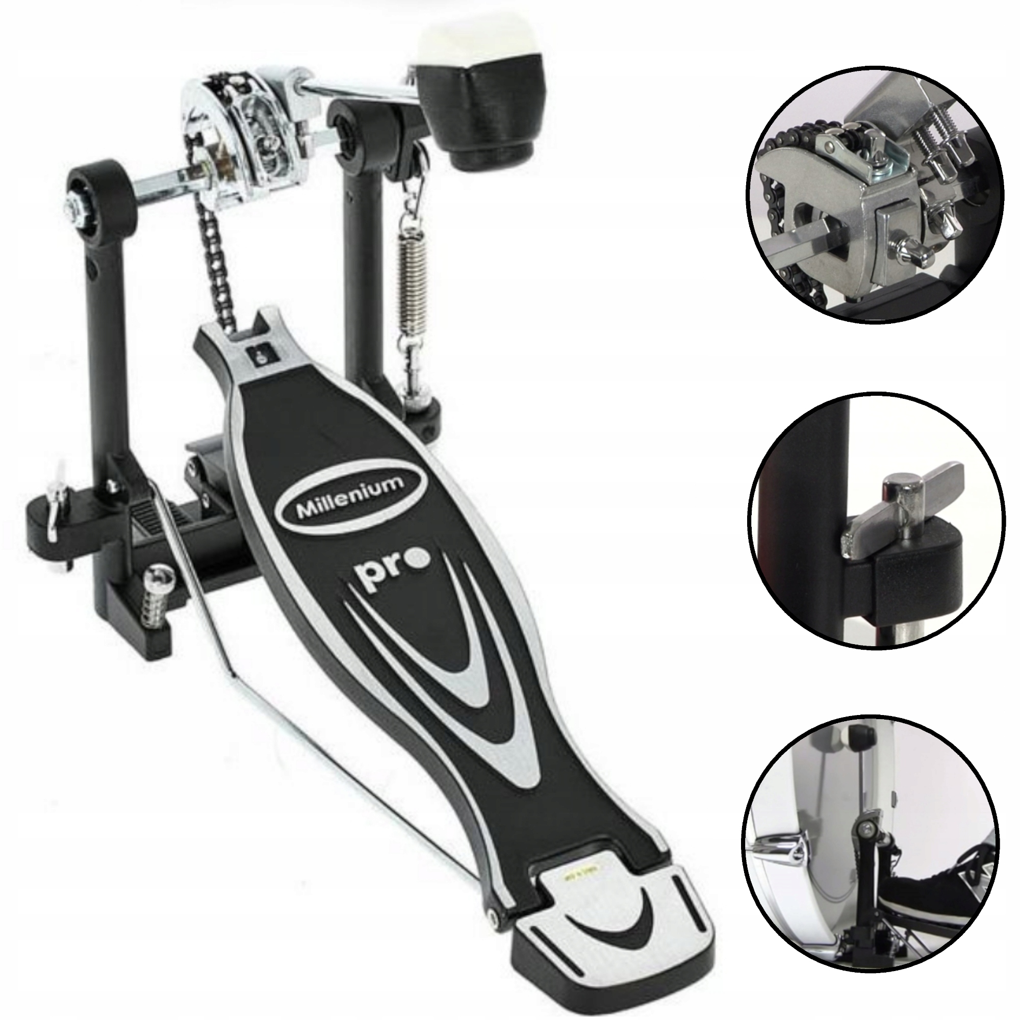PD-111 Stopa perk. łańcuch Pro Bass Drum Millenium