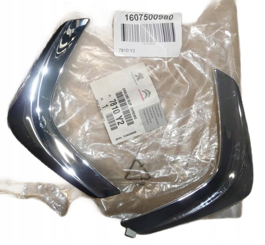Emblém Citroen C3 III 1607500980 Nový originál Oe