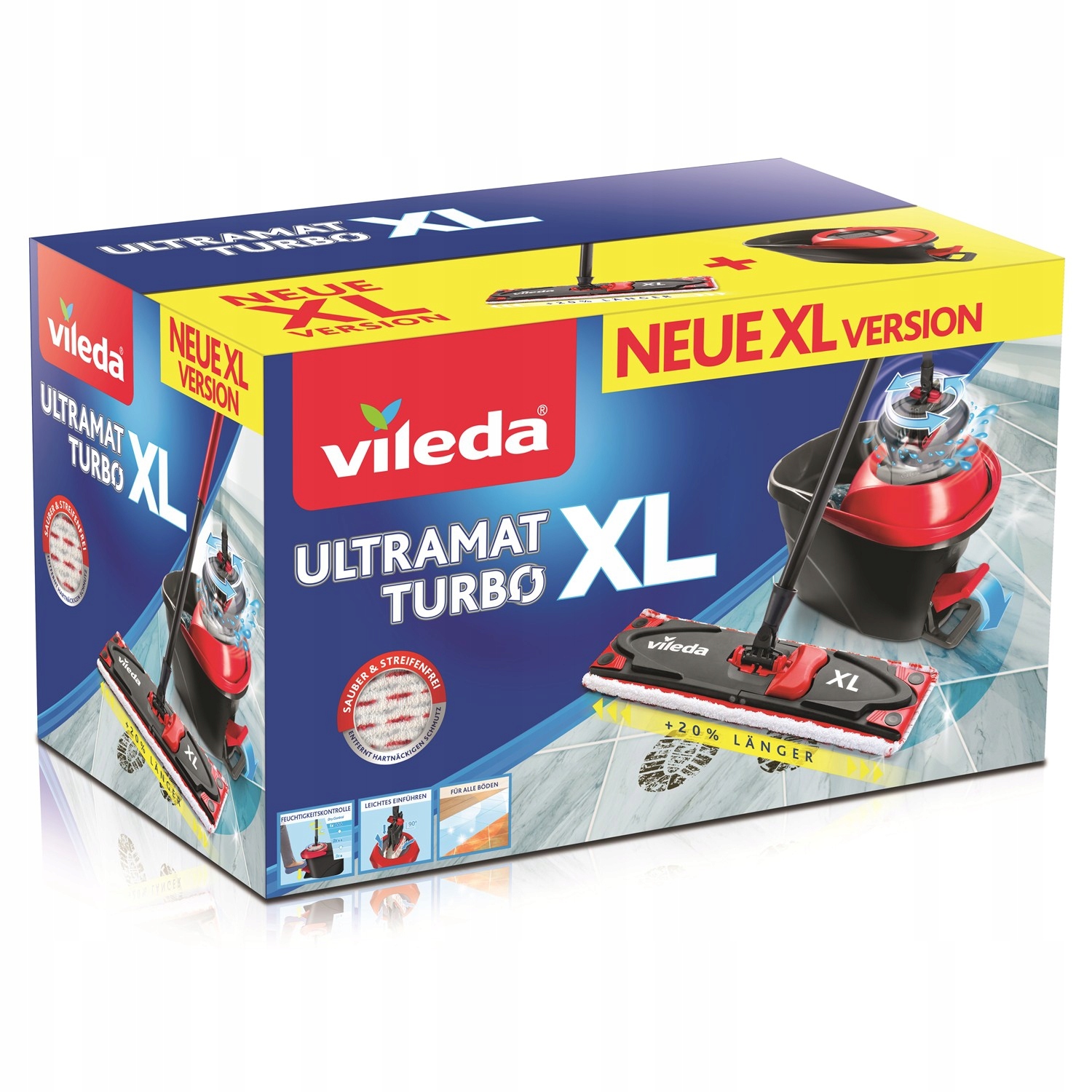 Levně Sada rotačního plochého mopu Vileda Ultramax Turbo XL box