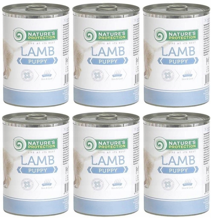 Nature's Protection Puppy jehněčí maso 6 x 400 g