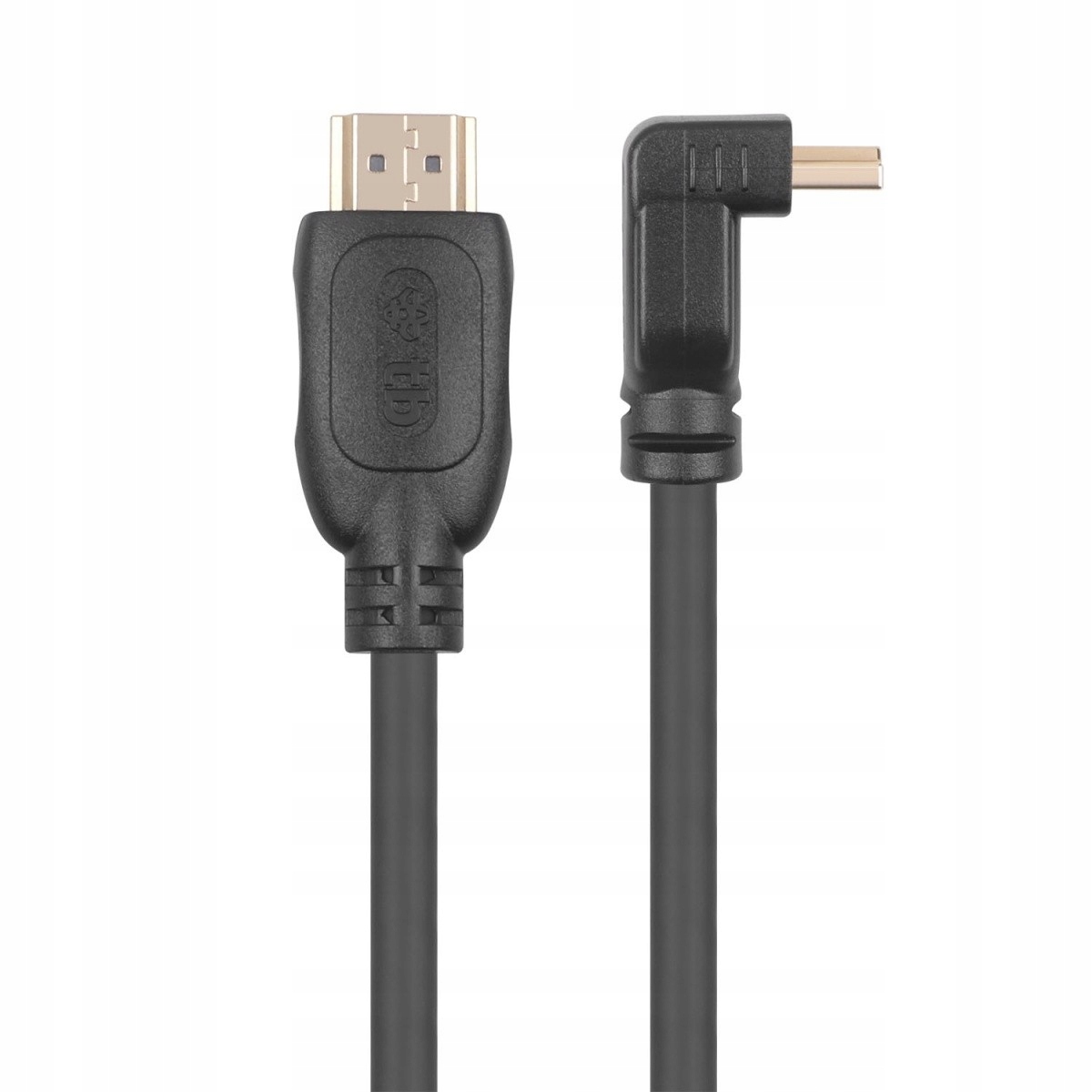 TB кабель HDMI v 2.0 позолочений 1.8 м кутовий бренд TB
