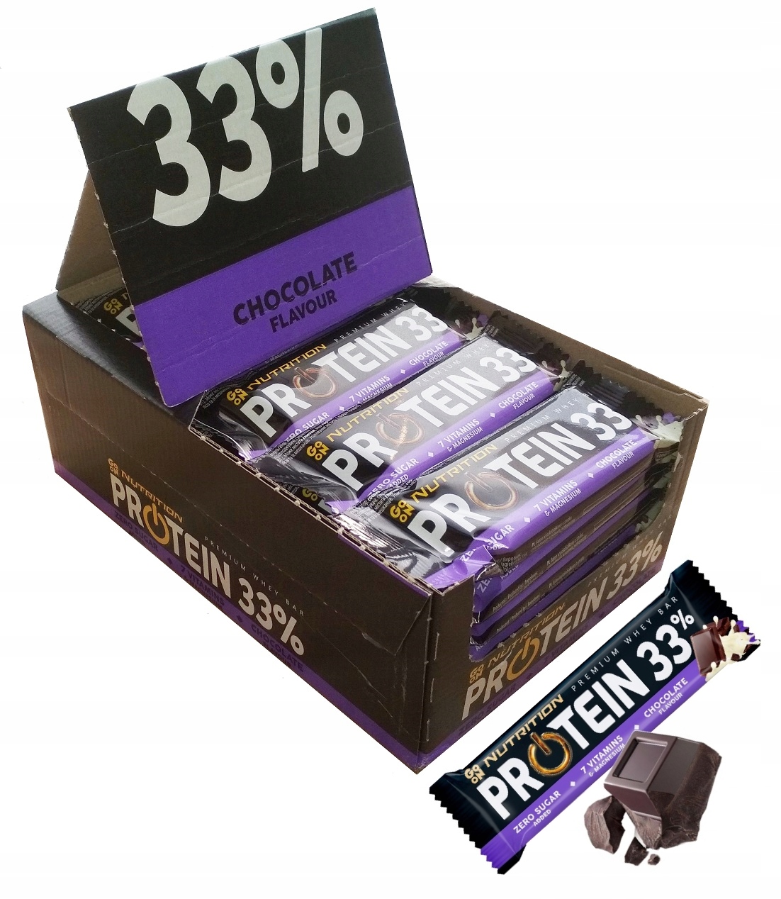 Sante Tyčinka Go On Protein 33% čokoláda 50g x 25