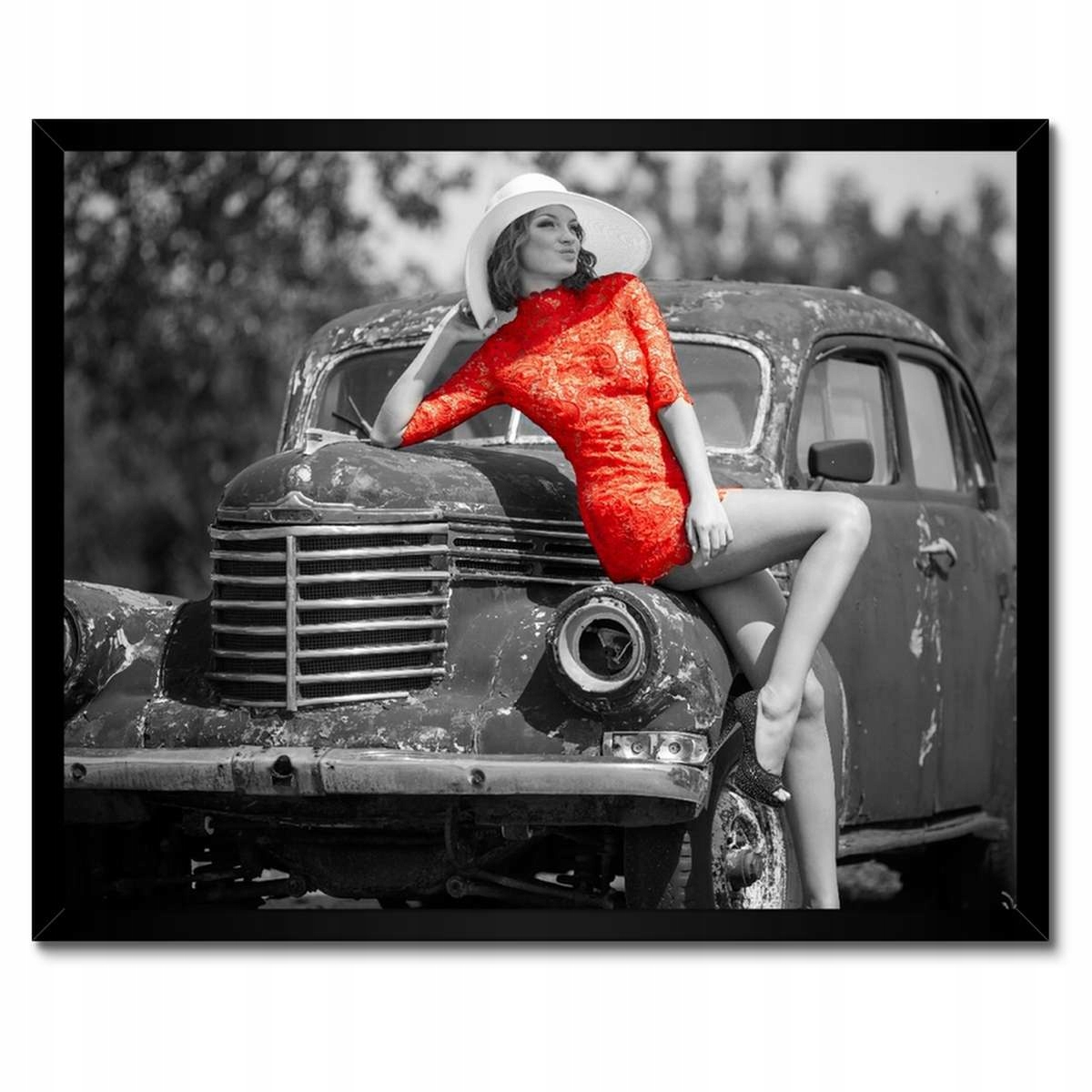 Plakáty v rámu 50x40 Elegantní žena