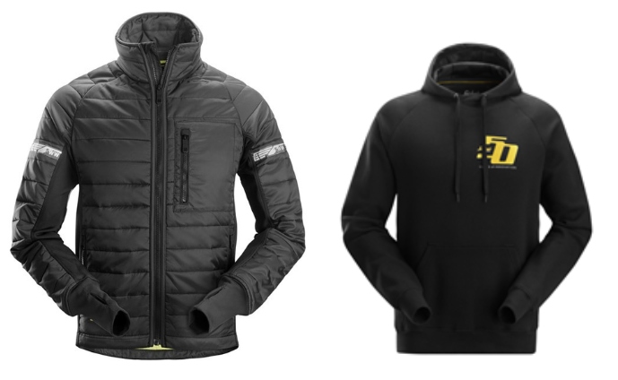 Kurtka Snickers AllroundWork 8101 czarna bluza Snickers w kpl. rozmiar L