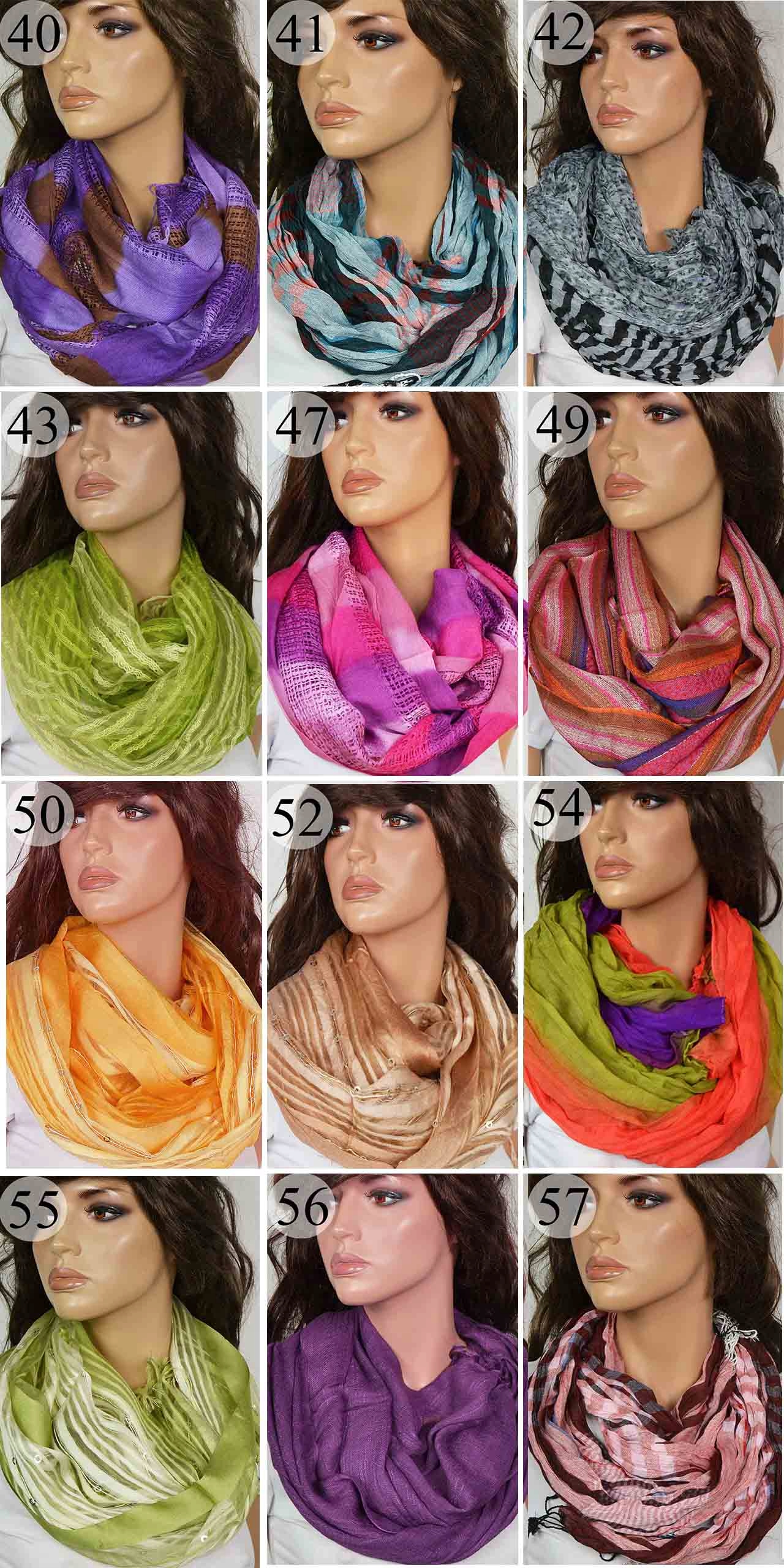 Ładny Elegancki Szalik SZAL - W Y P R Z E D A Ż - Model inny